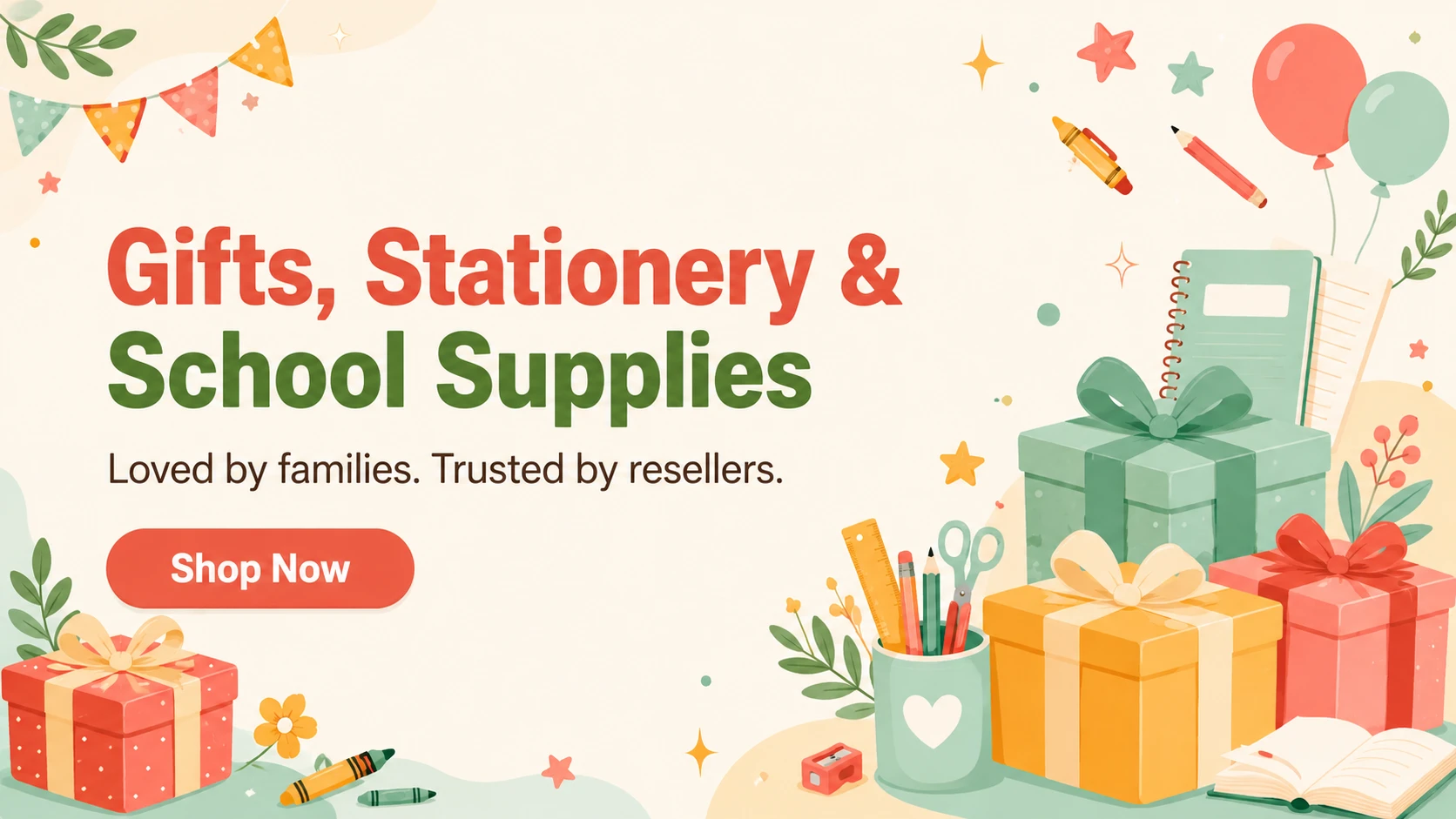 Gifts, Stationery & School Supplies - Shop Now